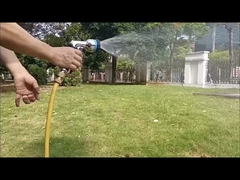 Metal 8-Mode Garden Hose Nozzle Down Pressure Washer dengan Kontrol Pemicu Depan