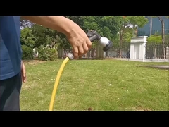 Nosel Selang Taman 8-Pola Logam dengan Kontrol Pemicu Belakang